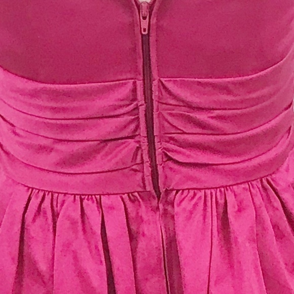 Davids Bridal Fuchsia Strapless Dress - Picture 7 of 7
